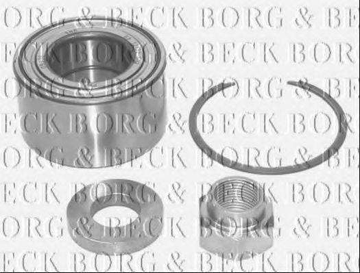 Комплект подшипника ступицы колеса BORG & BECK BWK378