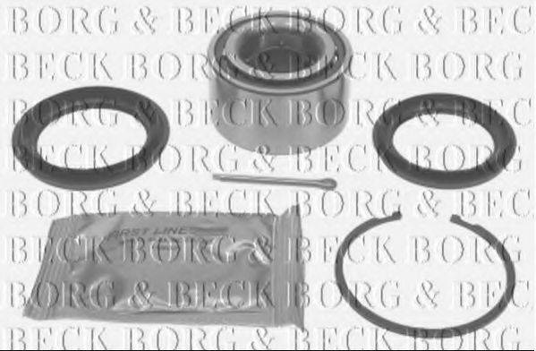 Комплект подшипника ступицы колеса BORG & BECK BWK598