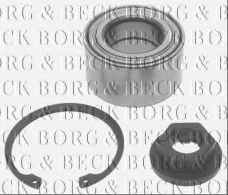 Комплект подшипника ступицы колеса BORG & BECK BWK743