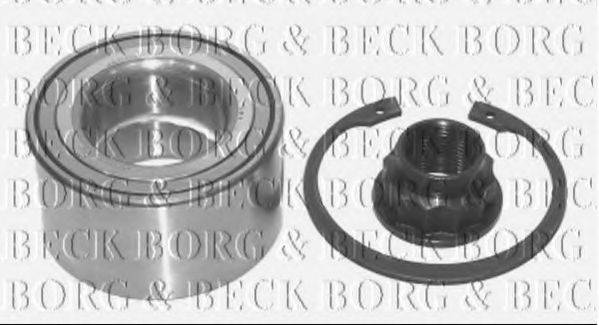 Комплект подшипника ступицы колеса BORG & BECK BWK833