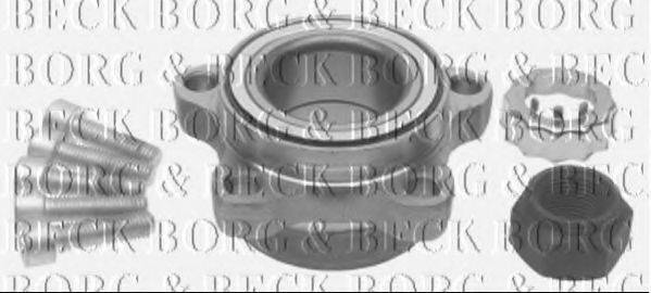 Комплект подшипника ступицы колеса BORG & BECK BWK862