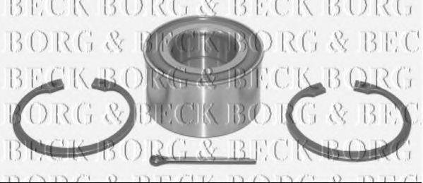 Комплект подшипника ступицы колеса BORG & BECK BWK883