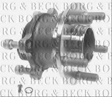 Комплект подшипника ступицы колеса BORG & BECK BWK1172