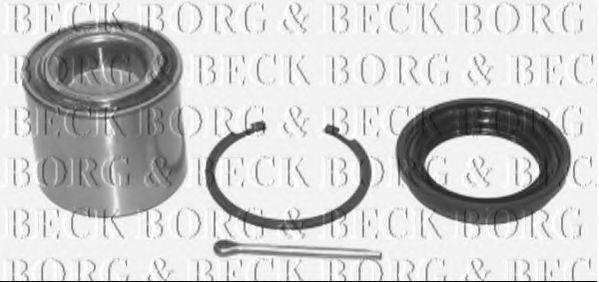 Комплект подшипника ступицы колеса BORG & BECK BWK349