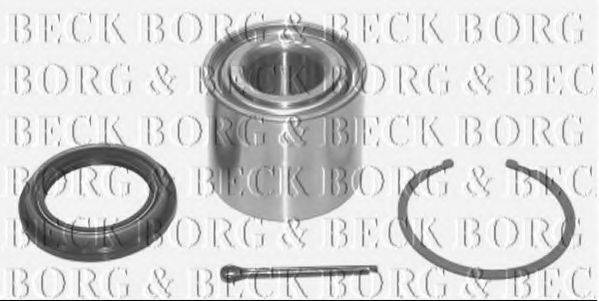 Комплект подшипника ступицы колеса BORG & BECK BWK350