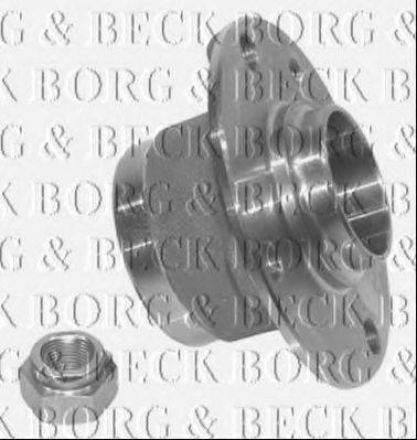 Комплект подшипника ступицы колеса BORG & BECK BWK387