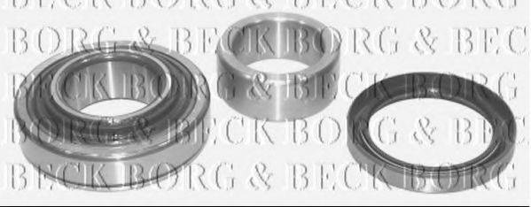 Комплект подшипника ступицы колеса BORG & BECK BWK450