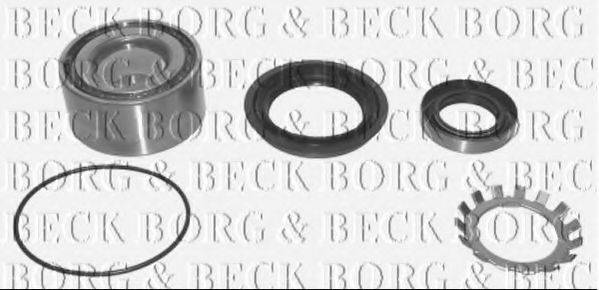 Комплект подшипника ступицы колеса BORG & BECK BWK519