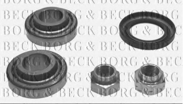 Комплект подшипника ступицы колеса BORG & BECK BWK648