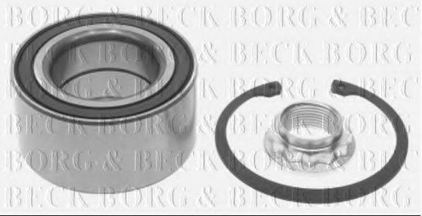 Комплект подшипника ступицы колеса BORG & BECK BWK1018