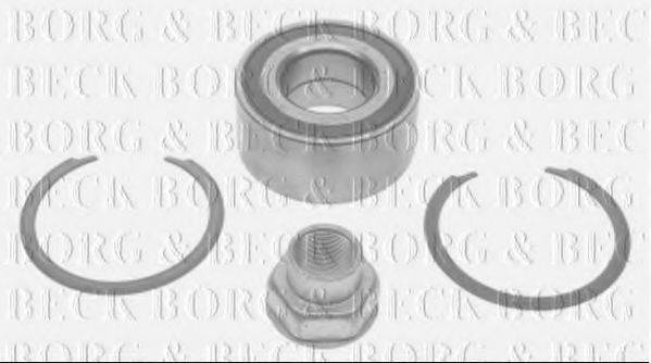 BORG & BECK BWK1077 Комплект подшипника ступицы колеса