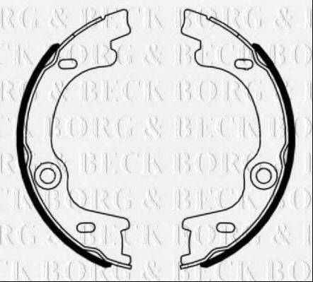 Комплект тормозных колодок BORG & BECK BBS6496