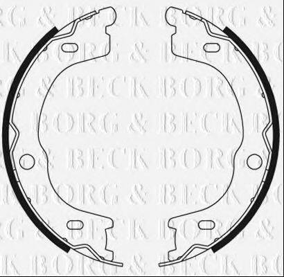 BORG & BECK BBS6499 Комплект тормозных колодок