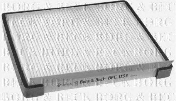 Фильтр, воздух во внутренном пространстве BORG & BECK BFC1153