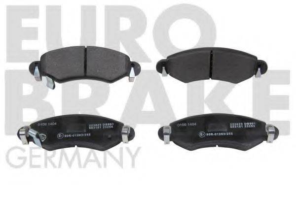 EUROBRAKE 5502223623 Комплект тормозных колодок, дисковый тормоз
