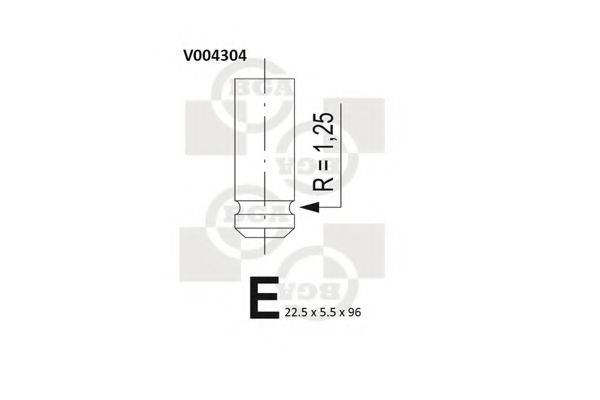 BGA V004304 Выпускной клапан