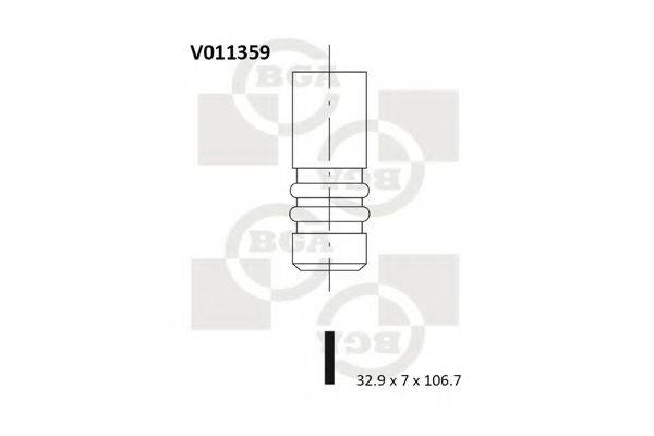 Впускной клапан BGA V011359