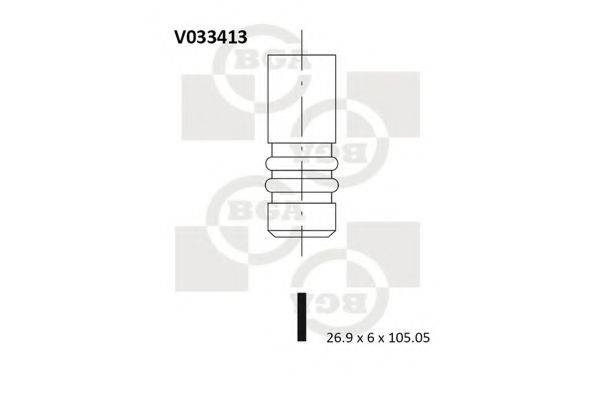 BGA V033413 Впускной клапан