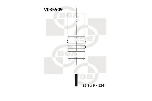 BGA V035509 Выпускной клапан