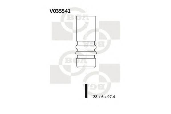 Впускной клапан BGA V035541