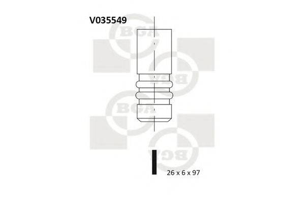 BGA V035549 Впускной клапан