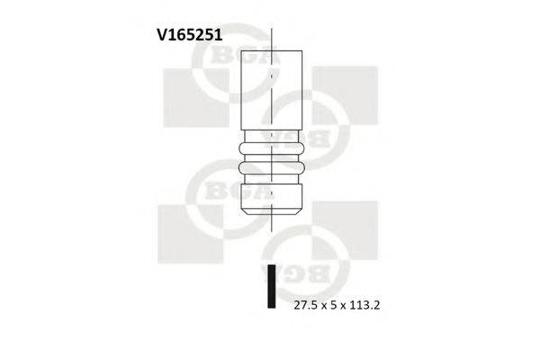 BGA V165251 Выпускной клапан