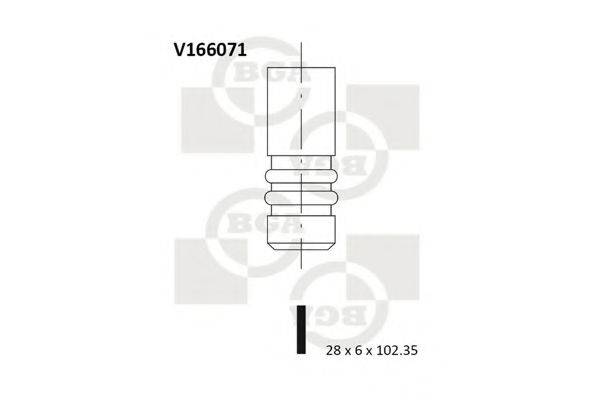 BGA V166071 Выпускной клапан