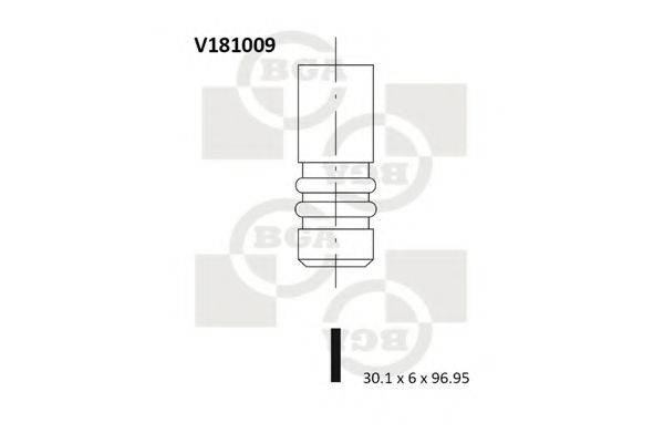 BGA V181009 Впускной клапан