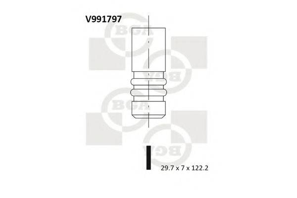 BGA V991797 Впускной клапан