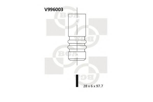 BGA V996003 Выпускной клапан