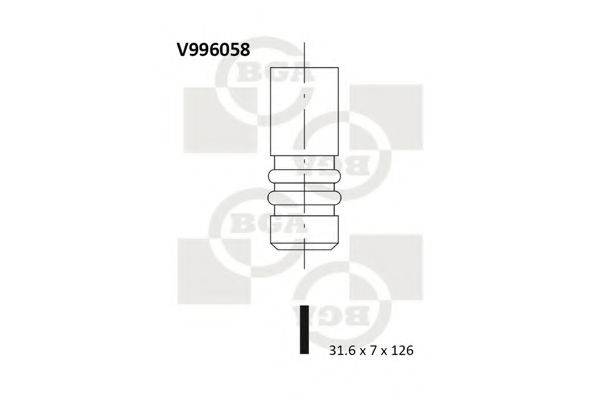 BGA V996058 Выпускной клапан