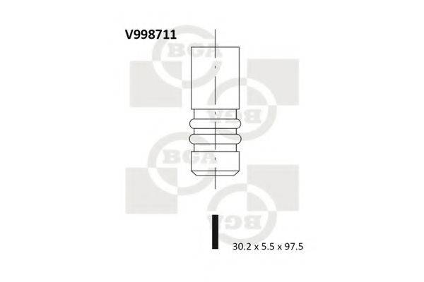 BGA V998711 Выпускной клапан