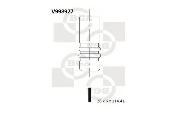 BGA V998927 Выпускной клапан