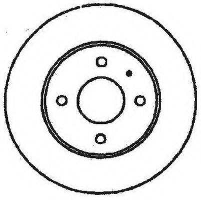 Тормозной диск JURID 561128JC