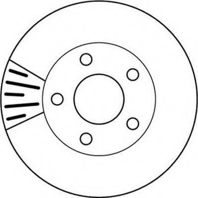Тормозной диск JURID 562160JC