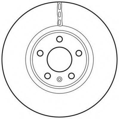 Тормозной диск JURID 562615JC