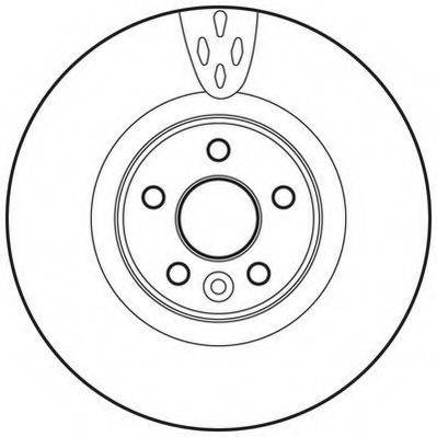 Тормозной диск JURID 562652JC