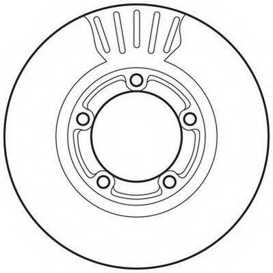 Тормозной диск JURID 562800JC