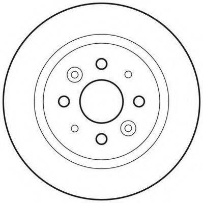 Тормозной диск JURID 562815JC