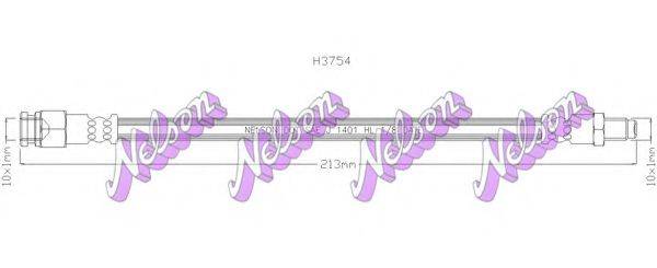 BROVEX-NELSON H3754 Тормозной шланг