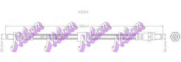 Тормозной шланг BROVEX-NELSON H3914