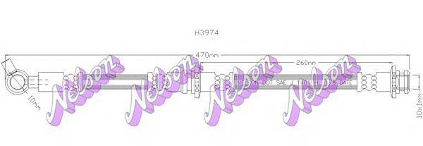 Тормозной шланг BROVEX-NELSON H3974