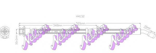 BROVEX-NELSON H4132 Тормозной шланг