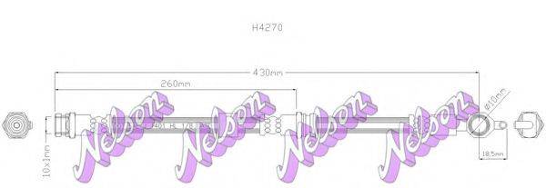 Тормозной шланг BROVEX-NELSON H4270