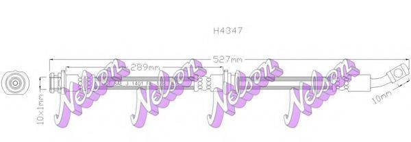 BROVEX-NELSON H4347 Тормозной шланг