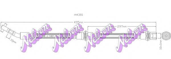 Тормозной шланг BROVEX-NELSON H4381