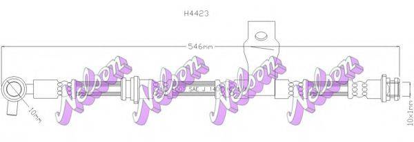 BROVEX-NELSON H4423 Тормозной шланг