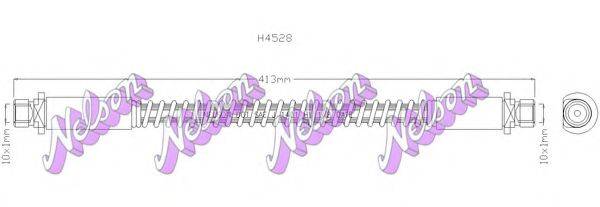 BROVEX-NELSON H4528 Тормозной шланг
