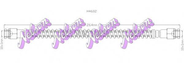 BROVEX-NELSON H4602 Тормозной шланг