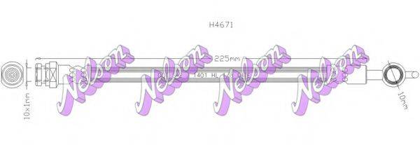 BROVEX-NELSON H4671 Тормозной шланг